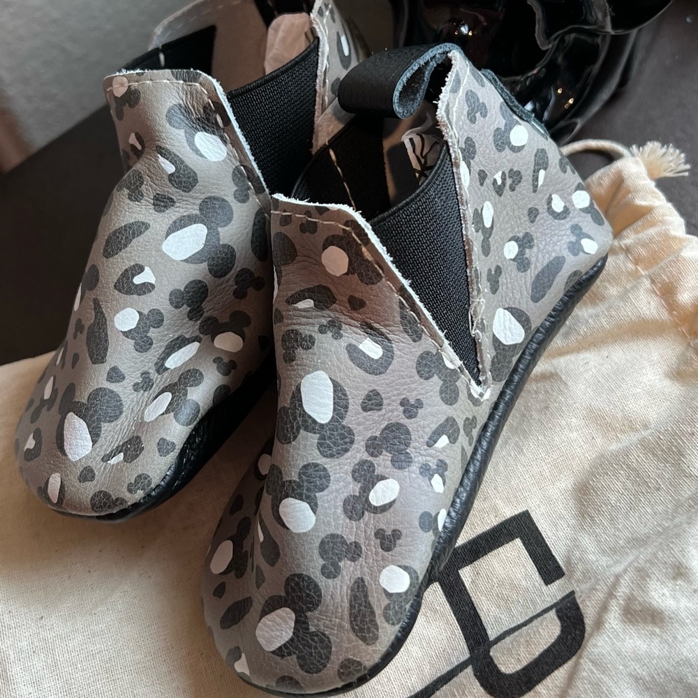 Freshly Picked Minnie Mouse Leopard boots